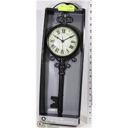 MAINSTAYS METAL KEY WALL CLOCK