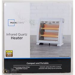 MAINSTAYS INFRARED QUARTZ HEATER