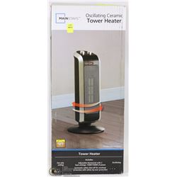 MAINSTAYS OSCILLATING CERAMIC TOWER HEATER