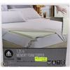 Image 1 : HOMETRENDS 1.25 INCH MEMORY FOAM TOPPER
