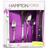 Image 1 : HAMPTON FORGE 48PC FLATWARE SET