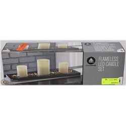 HOMETRENDS FLAMELESS LED CANDLE SET