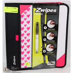 ZWIPES ZIP UP BINDER