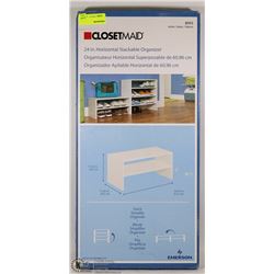 CLOSETMAID 24" HORIZONTAL STACKABLE ORGANIZER