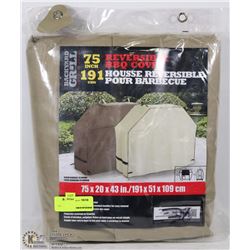 BACKYARD GRILL REVERSIBLE BARBEQUE COVER