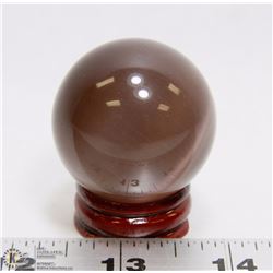 #21-PURPLE CAT EYE SPHERE BALL