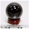 Image 1 : #20-BLACK OBSIDIAN SPHERE BALL