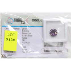 #25- NATURAL PURPLE ZIRCON 5.85