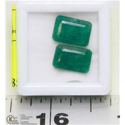 #29-NATURAL  GREEN EMERALD GEMSTONES 8.5CT