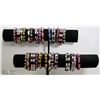 Image 1 : LOT OF 26 FASHION JEWELRY BRACELETS WITH DISPLAY
