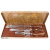 Image 1 : VINTAGE SHEFFIELD STAINLESS CARVING SET