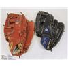 Image 1 : A PAIR OF BASEBALL GLOVES FITS ON LEFT HAND