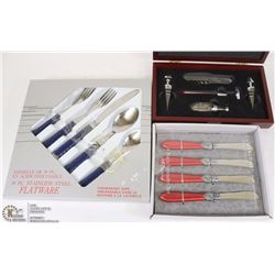 NEW ITEMS 20 PC SET FLATWARE, 4 PC