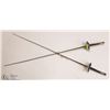 Image 1 : PAIR OF VINTAGE FENCING SWORDS