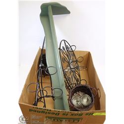 LARGE BOX W/METAL INDOOR/OUTDOOR