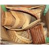 Image 1 : LARGE LOT OF WICKER BASKETS