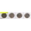 Image 1 : LOT OF FOUR CANADIAN DOLLAR COINS