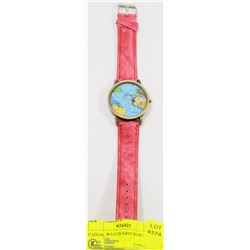 CASUAL WATCH MINI WORLD MAP
