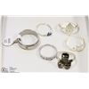 Image 1 : LOT 6  LADIES FASHION RINGS