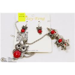 CRAZY FENG OWL FASHION SET