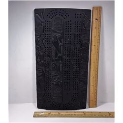 #1 -PEARLITE VINTAGE TOTEM  CRIBBAGE BOARD