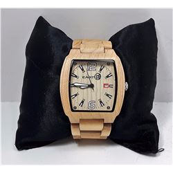 #4 - GENUINE WOODEN EARTH WATCH