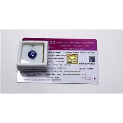 #11 - ROUND NATURAL PURPLE CUBIC ZIRCONIA