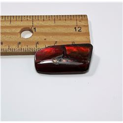 #15 - NATURAL  RED FIRE AMMOLITE GEMSTONE