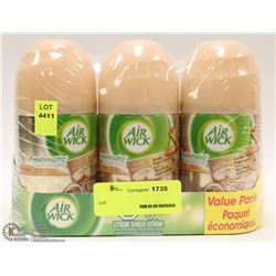 THREE 180G AIR WICK REFILLS