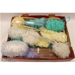 FLAT OF BODY SCRUBBERS