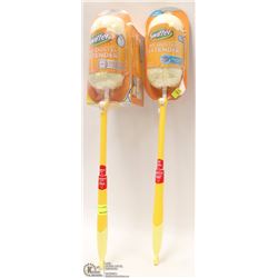 TWO SWIFFER 360 DUSTERS WITH REFILLS
