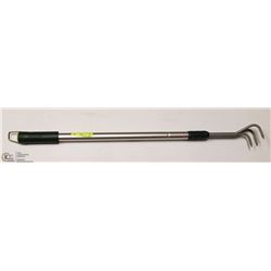 RAKE HOE WITH TELESCOPIC HANDLE