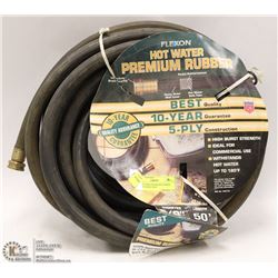 50 FT FLEXON PREMIUM RUBBER GARDEN HOSE NEW