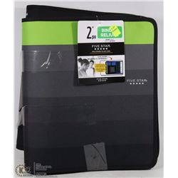 LOT OF TWO FIVE STAR 2" ZIP UP BINDERS