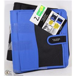LOT OF TWO FIVE STAR 2" ZIP UP BINDERS