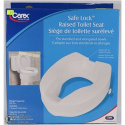 SAFE LOCK RAISED TOILET SEAT