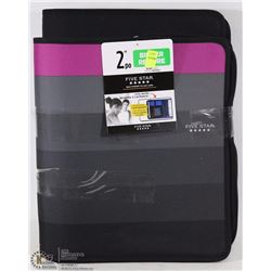 LOT OF TWO FIVE STAR 2" ZIP UP BINDERS
