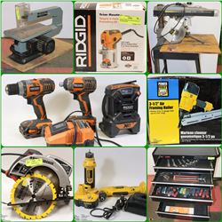 FEATURED ITEMS: POWER TOOLS EVERY WORKSHOP/GARAGE