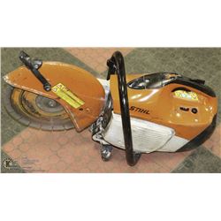 STIHL GAS CUT OFF SAW WITH CONCRETE BLADE