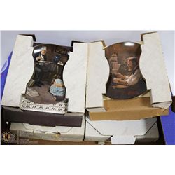 LOT OF 6 COLLECTOR PLATES INLC 3 NORMAN ROCKWELL