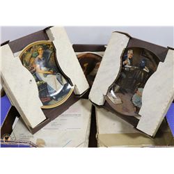 LOT OF 7 NORMAN ROCKWELL COLLECTOR PLATES