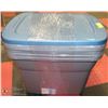 Image 1 : BUNDLE OF 4 PLASTIC 68 LITRE TOTES
