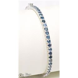 STERLING SILVER SAPPHIRE CLASSIC BANGLE