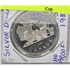 Image 1 : 1981 CANADIAN SILVER DOLLAR LOCOMOTIVE COIN
