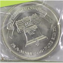 .999 SILVER 1-OZ LIBERTY BELL ROUND