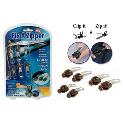 GROUP OF 3 NEW 6PC FIX A ZIPPER REPAIR KITS
