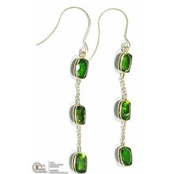 14K YELLOW GOLD LADIES DROP EARRINGS