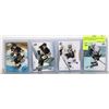 Image 1 : 4 SIDNEY CROSBY HOCKEY CARDS INCL 2 OF 2ND YEAR, 1