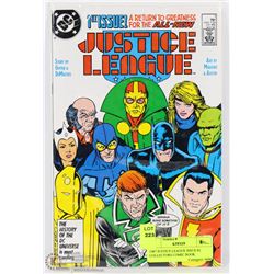 1987 JUSTICE LEAGUE ISSUE #1 COLLECTORS COMIC BOOK