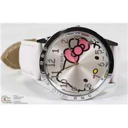 HELLO KITTY WATCH WHITE STRAP